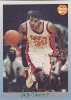 1991-92 Front Row Premier #3 Billy Owens Front