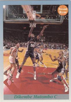 1991-92 Front Row Premier #16 Dikembe Mutombo Front