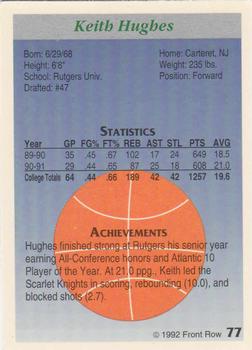 1991-92 Front Row Premier #77 Keith Hughes Back