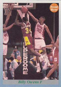 1991-92 Front Row Premier #85 Billy Owens Front