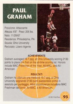1991 Front Row Italian/English #93 Paul Graham Back