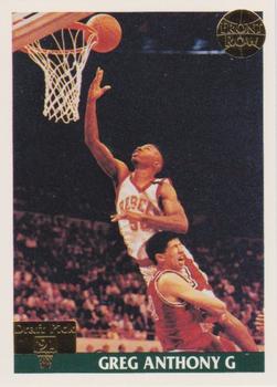 1991 Front Row - Gold #7 Greg Anthony Front