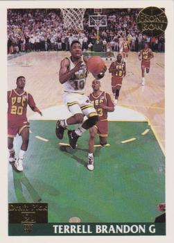 1991 Front Row - Gold #10 Terrell Brandon Front