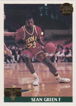 1991 Front Row - Gold #28 Sean Green Front