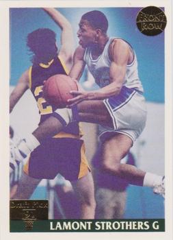 1991 Front Row - Gold #32 Lamont Strothers Front