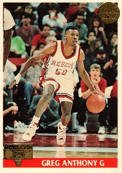 1991 Front Row Italian/English - Gold #42 Greg Anthony Front