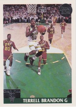 1991 Front Row - Silver #10 Terrell Brandon Front