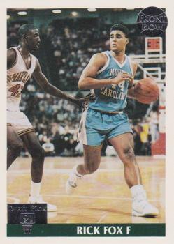 1991 Front Row - Silver #40 Rick Fox Front