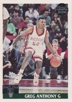 1991 Front Row - Silver #42 Greg Anthony Front