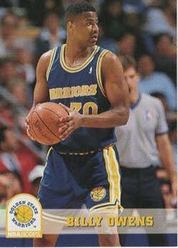 1993-94 Hoops Gold Medal Bread #NNO Billy Owens Front