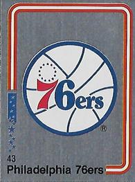 1988-89 Panini Stickers (Spanish) #43 Philadelphia 76ers Logo Front