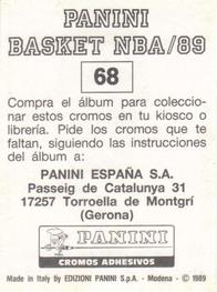 1988-89 Panini Stickers (Spanish) #68 Dominique Wilkins Back