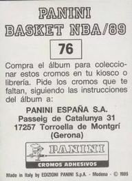 1988-89 Panini Stickers (Spanish) #76 Michael Jordan Back
