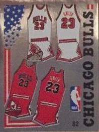 1988-89 Panini Stickers (Spanish) #82 Chicago Bulls Uniforms Front