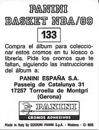 1988-89 Panini Stickers (Spanish) #133 Denver Nuggets Logo Back