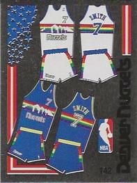 1988-89 Panini Stickers (Spanish) #142 Denver Nuggets Jersey Front
