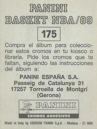 1988-89 Panini Stickers (Spanish) #175 John Stockton Back