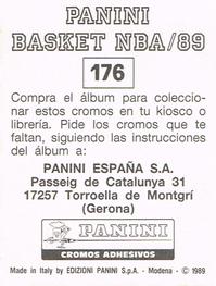 1988-89 Panini Stickers (Spanish) #176 Darrell Griffith Back