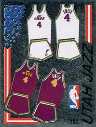 1988-89 Panini Stickers (Spanish) #182 Utah Jazz Jersey Front