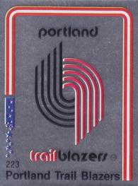 1988-89 Panini Stickers (Spanish) #223 Portland Trail Blazers Logo Front