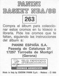1988-89 Panini Stickers (Spanish) #263 Charles Barkley Back