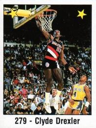 1988-89 Panini Stickers (Spanish) #279 Clyde Drexler Front