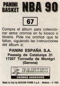 1989-90 Panini Stickers (Spanish) #67 Michael Jordan Back