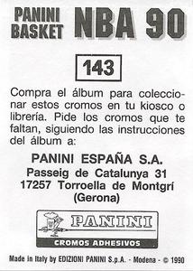 1989-90 Panini Stickers (Spanish) #143 Tim Kempton Back