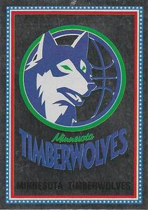 1989-90 Panini Stickers (Spanish) #154 Minnesota Timberwolves Logo Front