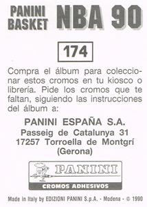 1989-90 Panini Stickers (Spanish) #174 Darrell Griffith Back