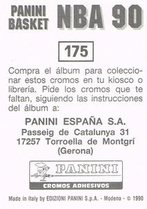 1989-90 Panini Stickers (Spanish) #175 Bobby Hansen Back