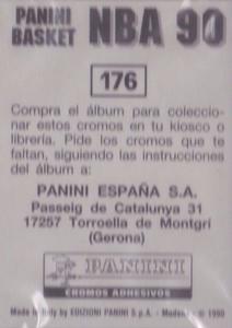 1989-90 Panini Stickers (Spanish) #176 Karl Malone Back