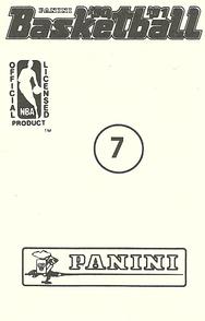 1990-91 Panini Stickers #7 Jerome Kersey Back