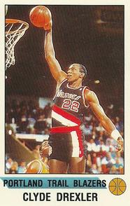 1990-91 Panini Stickers #8 Clyde Drexler Front