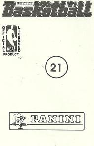 1990-91 Panini Stickers #21 Dale Ellis Back