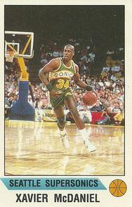 1990-91 Panini Stickers #23 Xavier McDaniel Front