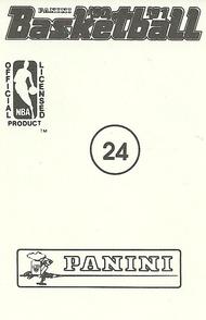 1990-91 Panini Stickers #24 Derrick McKey Back