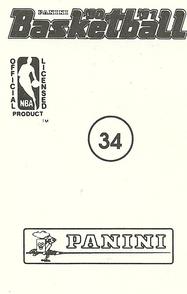 1990-91 Panini Stickers #34 Ron Harper Back