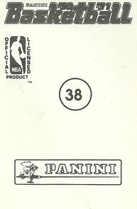 1990-91 Panini Stickers #38 Antoine Carr Back