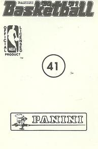 1990-91 Panini Stickers #41 Ralph Sampson Back