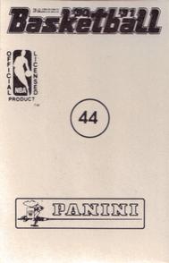 1990-91 Panini Stickers #44 Sean Elliott Back