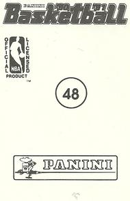 1990-91 Panini Stickers #48 Frank Brickowski Back