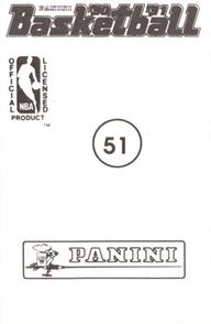 1990-91 Panini Stickers #51 John Stockton Back