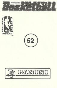 1990-91 Panini Stickers #52 Blue Edwards Back