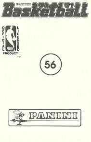 1990-91 Panini Stickers #56 Sam Perkins Back