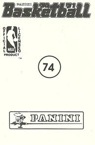 1990-91 Panini Stickers #74 Tod Murphy Back