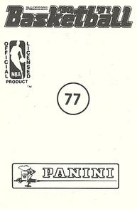 1990-91 Panini Stickers #77 Randy Breuer Back
