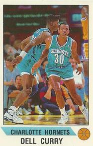 1990-91 Panini Stickers #80 Dell Curry Front