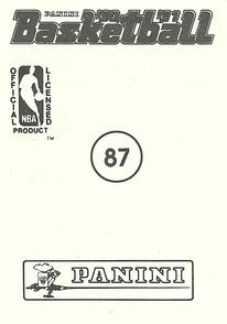 1990-91 Panini Stickers #87 Isiah Thomas Back