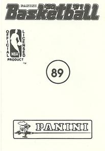 1990-91 Panini Stickers #89 Vinnie Johnson Back
